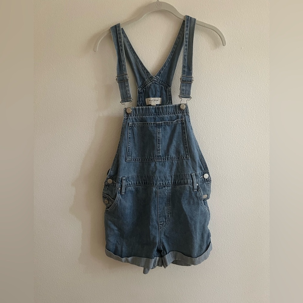 Pacsun Light Wash Overalls